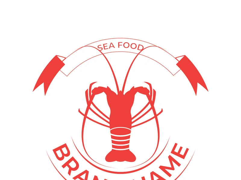 Vintage lobster logo