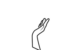 hand care logo and symbol vector