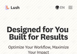 Lust - Saas Website Landing Page