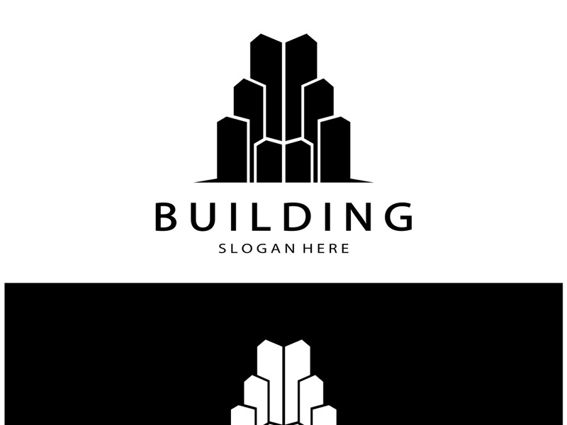 Building logo vector illustration design,Real Estate logo template, Logo symbol icon