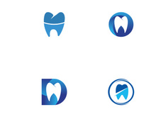 Dental abstract logo. Dental Health, dental care and dental clinic. Logo for health, dentist and clinic.
