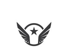 Wing illustration logo and symbol vector