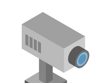 isometric video surveillance camera preview picture