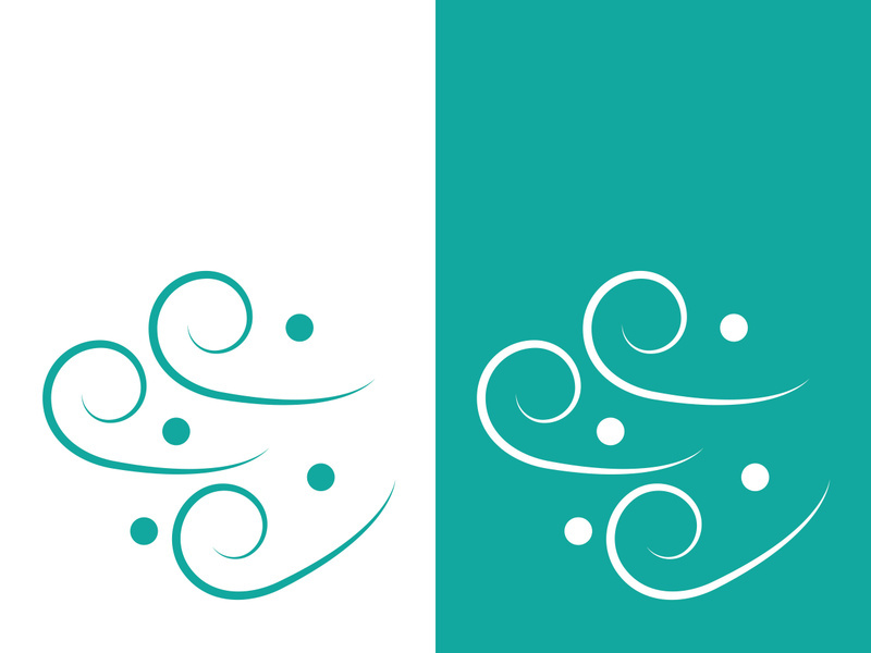 Wind icon vector illustration design template