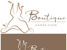 elegant women's fashion logo, clothing, boutique, convection, tailor, garment, business, apparel, fashion designer