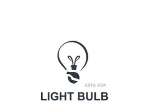Light bulb creative lamp logo icon and business design bulb digital technology smart idea