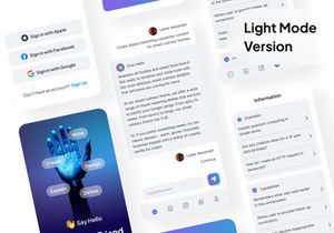 Say Hello - Smart Chat Assistant App UI Kit