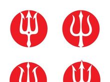 Mystic Trident Emblem Of Power magic trisula