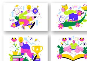 10 Personal Growth Illustration