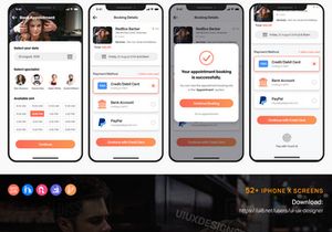 Barber Salon UI Kit
