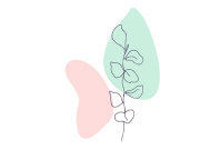 Line art portrait woman, Flower face one line vector illustration