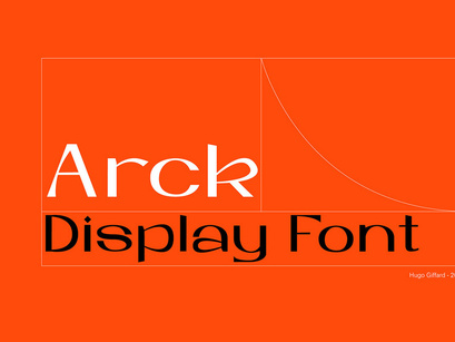 Arck – Free Display Font