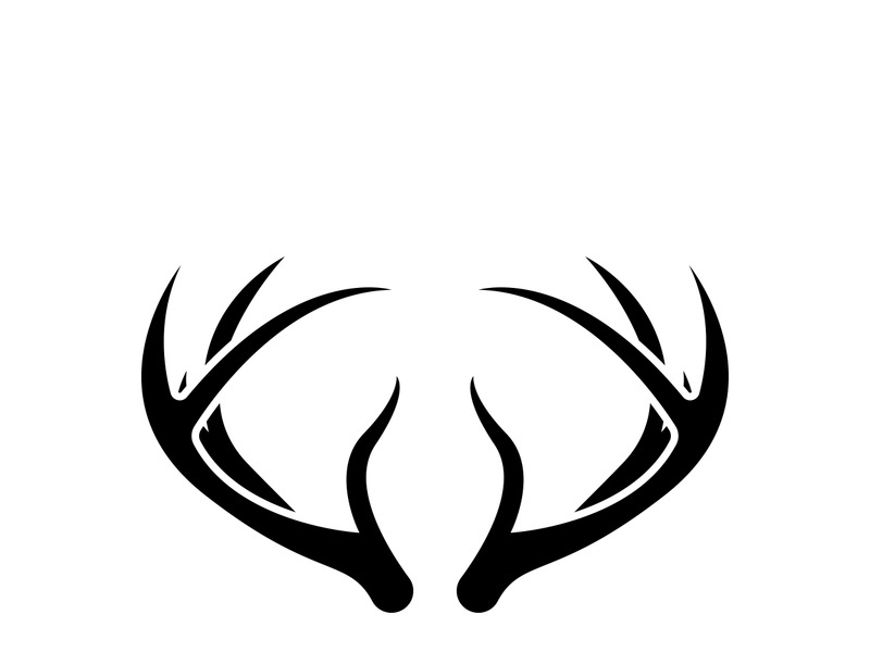 Deer logo template vector icon illustration design