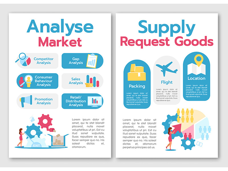 Analyse market brochure template