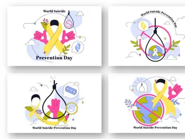 10 World Suicide Prevention Day Illustration preview picture