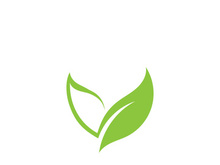 Green leaf ecology nature element vector icon