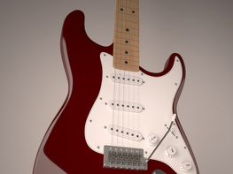 Fender Stratocaster - Free 3D Model preview picture