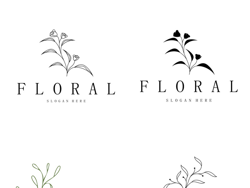 Elegant floral and leaf frame. Delicate botanical vector illustration for labels, spas, corporate identity, and wedding invitations