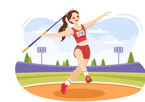 11 Javelin Throw Sports Illustration