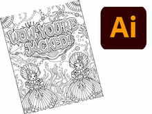 Halloween Coloring Book Page 13