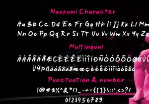 Noufumi - Rough Brush Font
