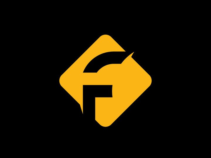 F letter Logo template vector  initials sign