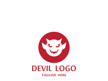 Devil logo design with a modern concept. preview picture