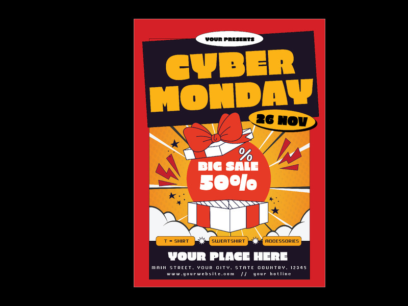 Cyber Monday Flyer