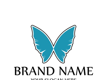 Butterfly logo design preview picture
