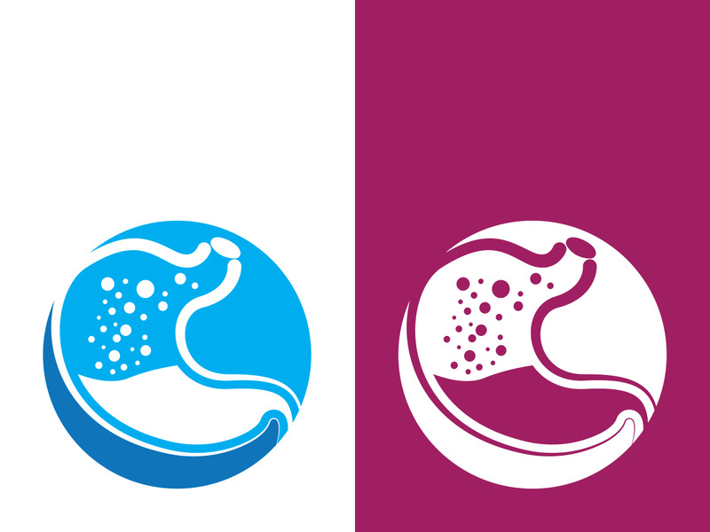 stomach care icon design concept vector illustration