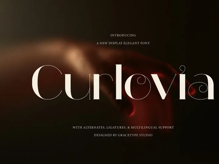 Curlovia | Display Elegant Font