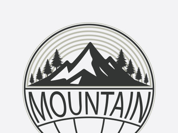 Mountain logo preview picture