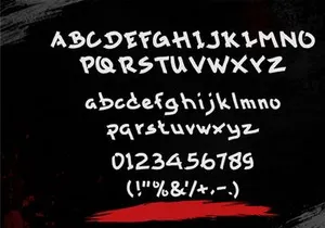 Midnil Brush – Wild Stroke Display Font