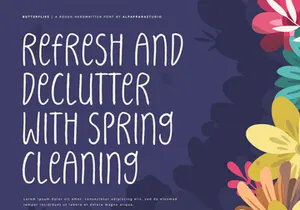 Butterflies - Handwritten Font