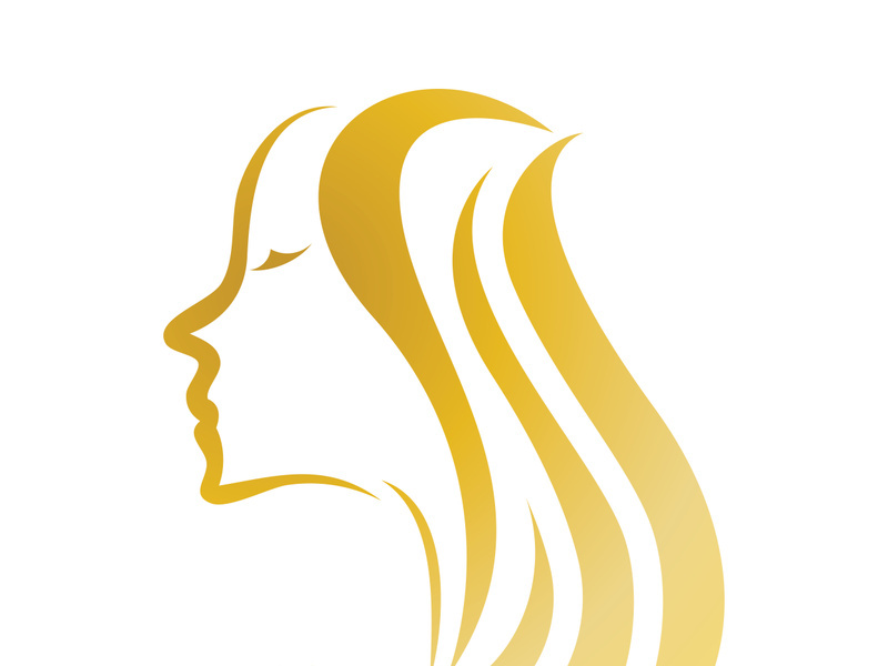 Women beauty, salon, spa, hair minimalist logo design inspiration