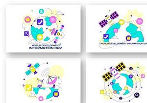 10 World Development Information Day Illustration