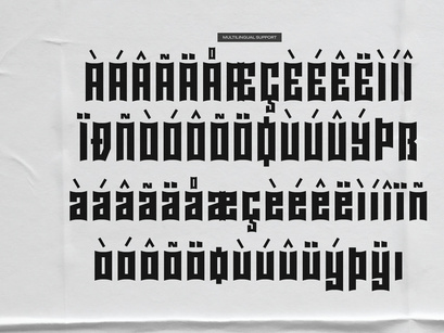 Core Raptor | Display Gothic Font