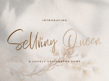 Sellviny Queen - Handwritten Font preview picture