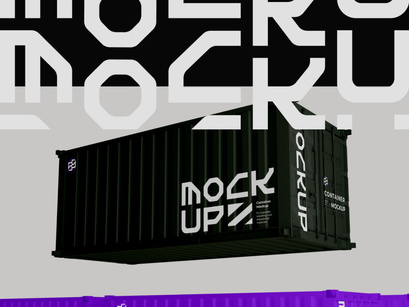 Cargo Container Mockup
