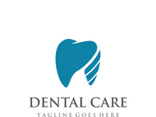 Dental abstract logo. Dental Health, dental care and dental clinic. Logo for health, dentist and clinic.