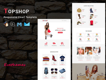 TOPSHOP - Responsive Email Template preview picture