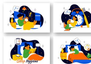 10 Sleep Hygiene Illustration