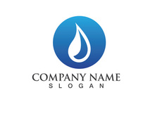 Water drop Logo Template vector