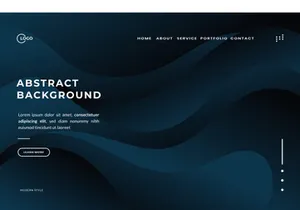 3D Dark Black Abstract Background