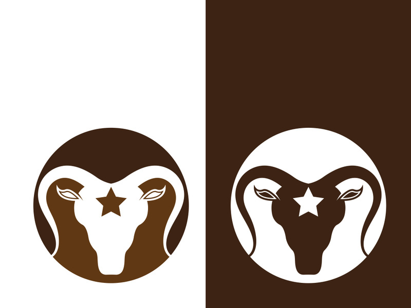 Goat logo template vector icon illustration design
