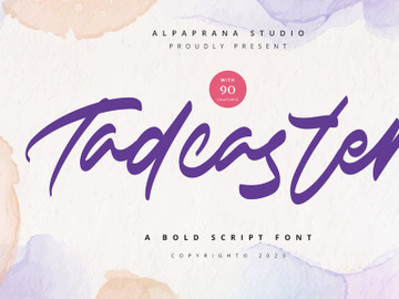 Tadcaster - Bold Script Font preview picture