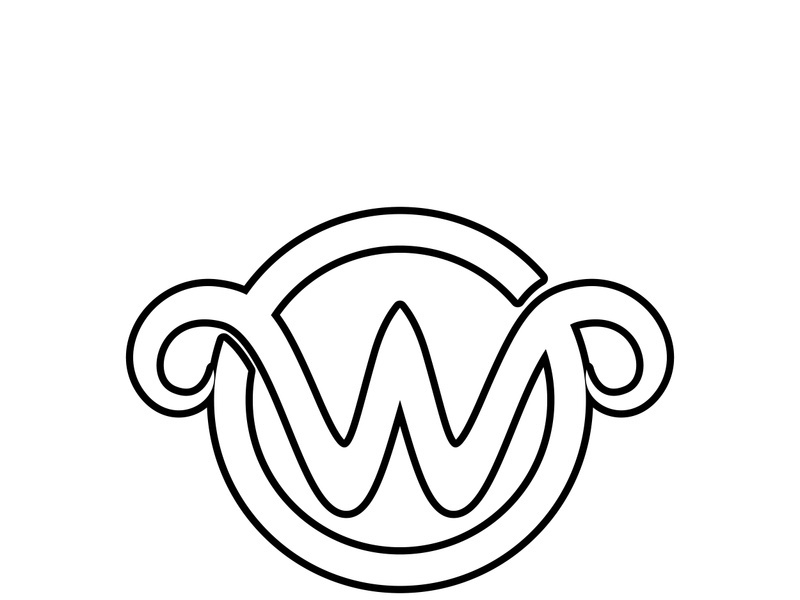 W Letter Logo Template