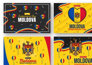 15 Moldova Independence Day Illustration