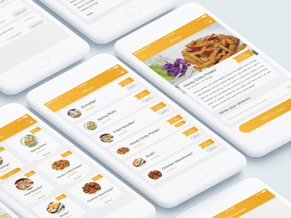 Food Mad App UI Kit
