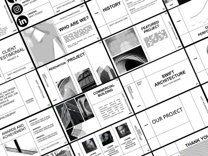 BandW Presentation Template